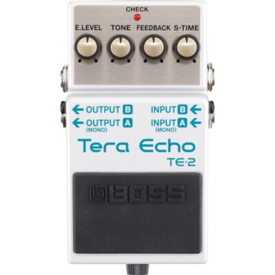 musik-lageret-viborg-BOSS TE-2 Tera Echo Pedal Echo Effekt Ambience Effekt Effektpedal Musiklageret Viborg