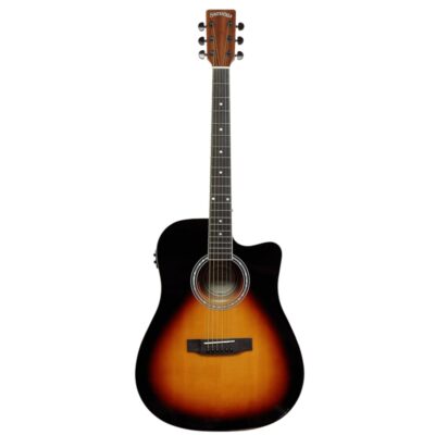 musik-lageret-viborg-Santana LA-100 EQCW v2 SB Western Guitar Elektrisk Akustisk Guitar Stålstrenge Musiklageret Viborgpng