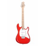 Sterling Cutlass CTSSS Fiesta Red el guitar